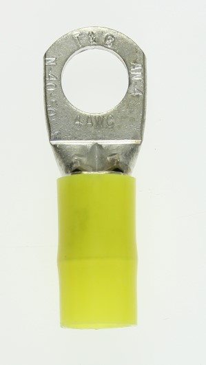 MS25036-125 T&B Ring Tag Yellow 4-AWG