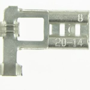 GL250-02B28L KS Terminals Flag 6.35mm Un-Insulated