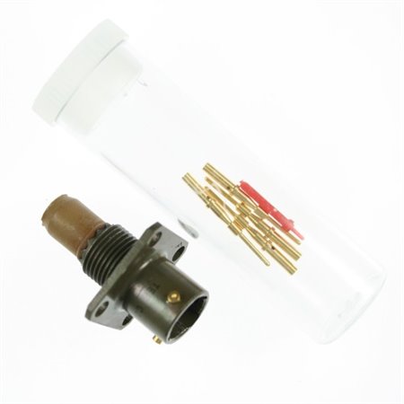 PT33SE-08-33PF T22 Crimp MIL-DTL-26482 Series I Wall mount receptacle