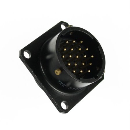 PT0214-19P T53 TEC MIL-DTL-26482 Series I Box mount receptacle
