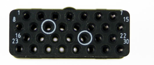 EPXE30S Radiall Rectangular Connector Insert 30-Way
