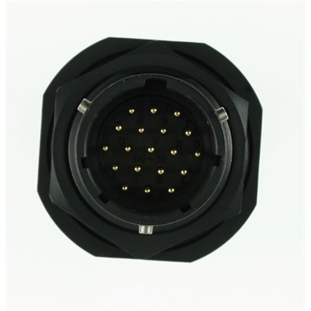 DTL07E14-19P-Z21 Jam Nut Receptacle 14-Way