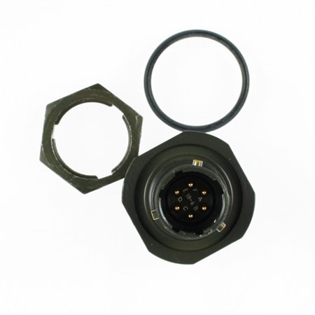 62GB-57A-10-06PF(714) MIL-DTL-26482 Series 1, Jam nut receptacle
