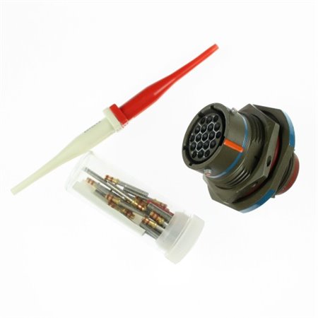 6027-14-19SN Amphenol Jam nut receptacle