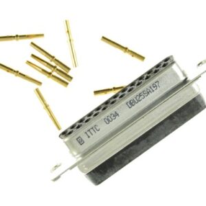 DBU25SA197 Cannon D-Sub Receptacle 25-Way