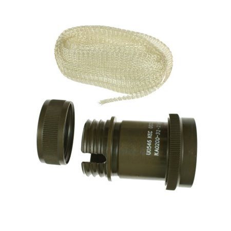 KA0200-32-25W5-25 KEC MIL-DTL-38999 Series III EMI/RFI Straight Screen trap adapter