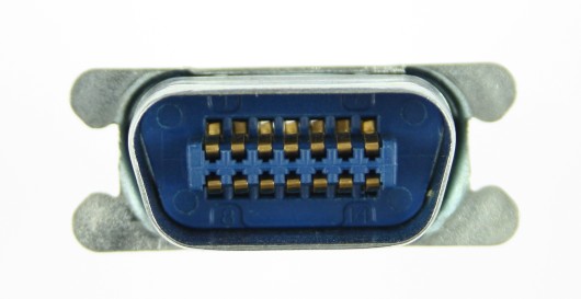 57-30140 Amphenol/DDK 57 Series Plug with top entry metal hood