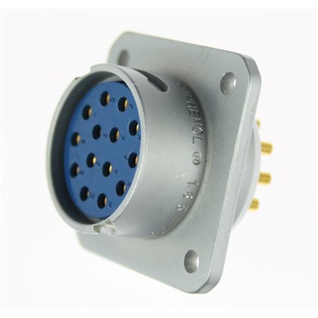 165-32 Amphenol Box mount Receptacle 14-Way