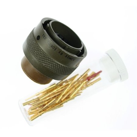PT55SE18-32PCT22 MIL-DTL-26482 Series I Straight plug with rear acessory thread