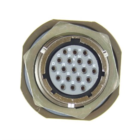 MS3114E14-19S Jam Nut 19-Way Socket