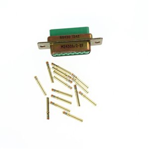 M24308/2-2F ADI D-Sub 15-Way Socket Crimp Contacts