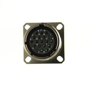 D38999/20FD19SN Aero MIL-DTL-38999 Series III Wall mount receptacle 19-Way