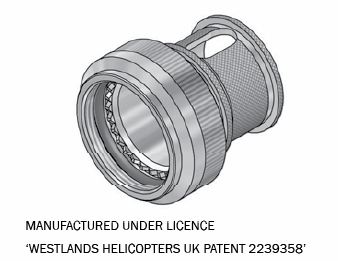 KMAH1-17-1-C-S1-HE EMI/RFI Knitt mesh adapter