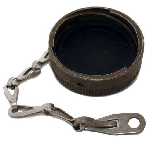 0003-039-000 Deutsch Protective cap and chain with eyelet for receptacle