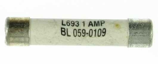 059-0109 Fuse L693/1 BLP 1-Amp 32x6.3mm