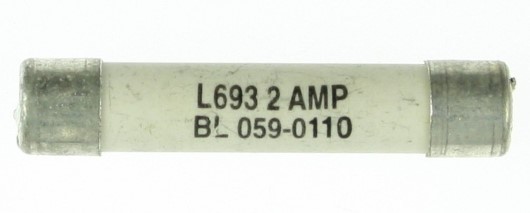 059-0110 Fuse L693/2 BLP 2-Amp 32x6.3mm