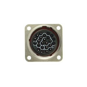M83723/82R16248 Matrix Wall mount receptacle  MIL-DTL-83723 Series III 24-Way Female Crimp Contacts