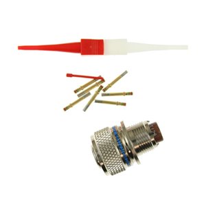 M83723/86R10066 Aero Plug 6-Way Female-Sockets MIL-DTL-83723 Series III