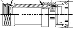 M85049/1817W02 MIL-DTL-38999 Series III EMI/RFI Environmental backshell with saddle clamp
