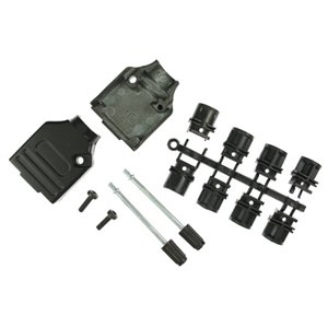 MHDTZK9BK MH Connectors D-Sub Hood 9-Way