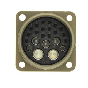 MS3100K32-6P Wall mount receptacle Firewall Insert 23-Way Crimp contacts