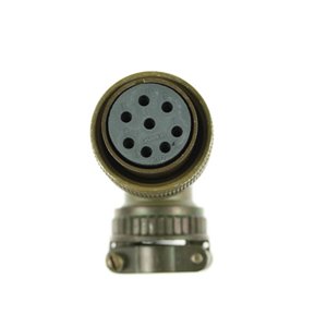 MS3108E20-7S ITTC MIL-DTL-5015 Angled Plug 8-Way Socket Contacts Solder