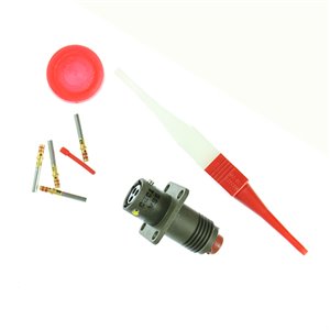 602GB-00E08-33SA Amphenol 3-Way Receptacle Crimp Contacts
