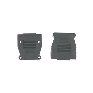 16-001820 Conec D-Sub Snap lock hood Size-15 Black