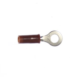 1577619-1 Ring tag, M3.5 Brown 22-24AWG