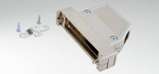165X16219X D-sub plastic hood straight entry Low profile Size 9 (E)