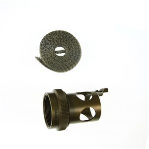 SW4-17T-2TC MIL-DTL-38999 Series III Straight screen wrap adapter with cable tie post