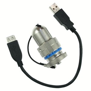 USBFTVKEY6A1024NCAP Reinforced D38999 Derived Plug With USB Memory
